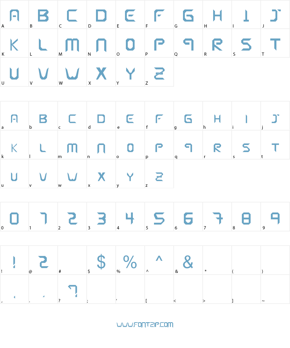 Parallels - LJ-Design Studios Font Character